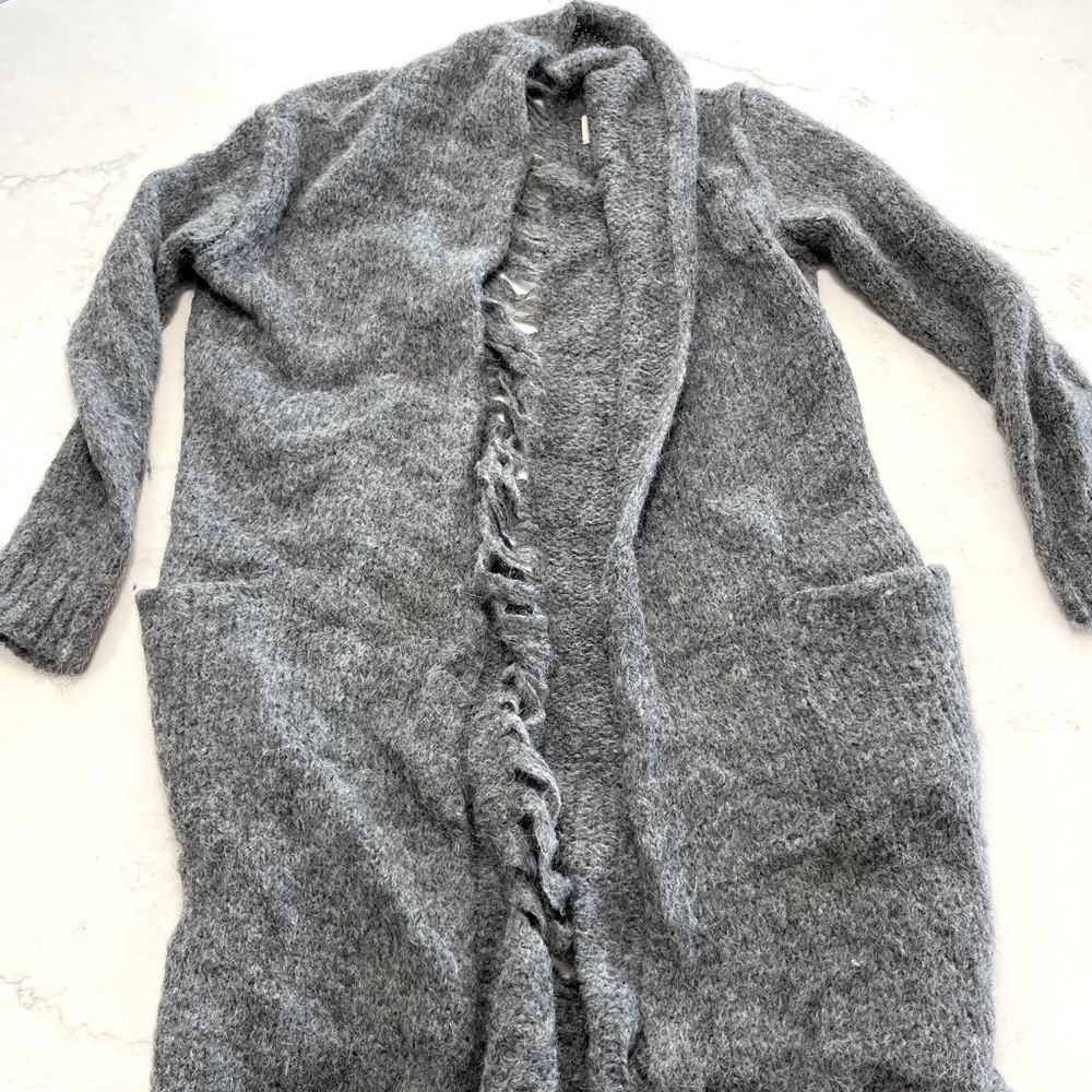 Long Grey Sweater